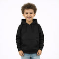 هودي أطفال شتوي سادة باللون الأسود