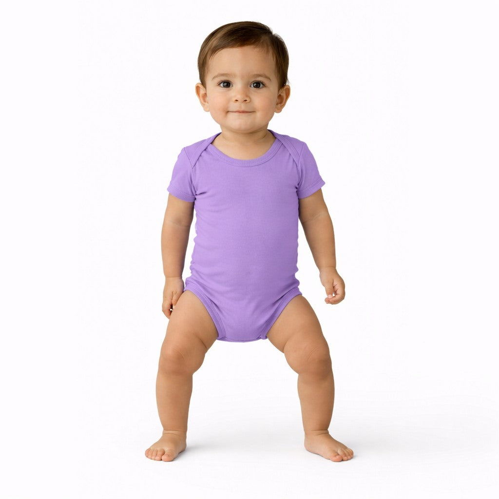 تبان بيبي سادة نص كم لون نهدي