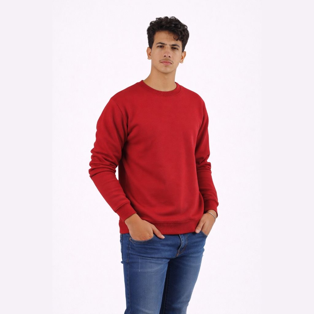 سويتشر سادة باللون الخمري للجنسين